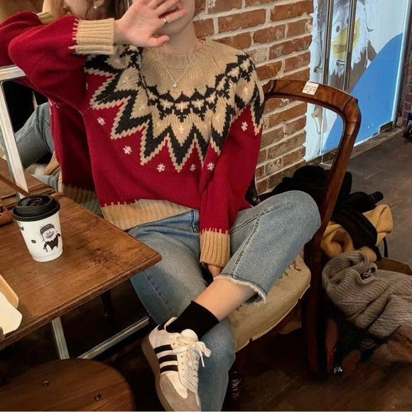 Polo Ralph Lauren Fair Isle Wool-Blend Sweater Women’s size S NWT retail$298 - Picture 8 of 12